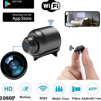 1080P HD Mini Kamera Vezeték nélküli WiFi Baba Monitor a Beltéri Biztonsági a Biztonsági kamera éjjellátó Kamera IP Kamera Videó Felvevő