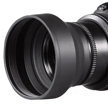 52 mm-es 3-IN-1 napellenző Objektív Canon EOS; Nikon, Pentax, Sony, Sigma, valamint egyéb Fényképezőgép Objektívek Szűrő Méret 52MM
